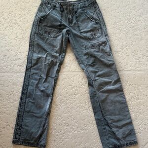 VTG Free People Distressed Gray Pants